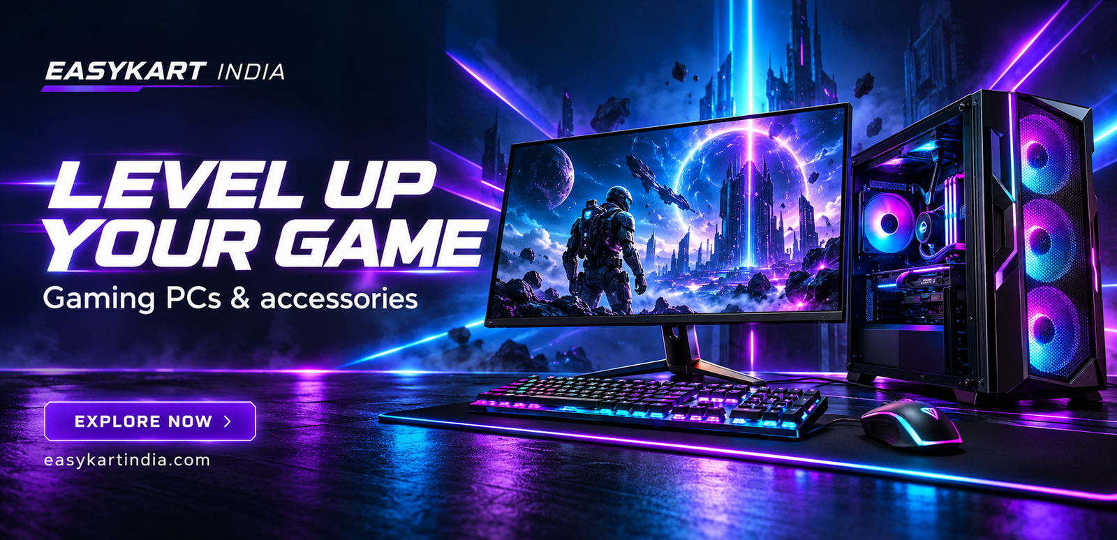 Level Up Your Game - Gaming PCs and accessories