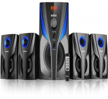 Intex speaker Jazz 4.1 85 W Bluetooth speaker Home Audio Speaker intex (Black, 4.1 Channel)