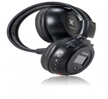 Intex Jogger B Wireless Bluetooth Over The Ear Headphone with Mic (Black)