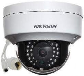 Hikvision Dome Camera DS-2CD214WFWD-I 4MP 2 LINE IP Dome Camera (White)
