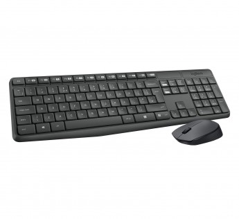 Logitech Keyboard Mouse Combo MK235 Keyboard and Mouse Combo Keyboard for Windows, 2.4 GHz Wireless with Unifying USB-Receiver, Wireless Mouse, 15 FN Keys, 3Year Battery Life, PC/Laptop Black