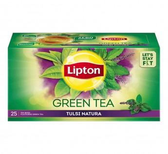 Lipton Tulsi Natura Green Tea Bags Sachet, 25 N