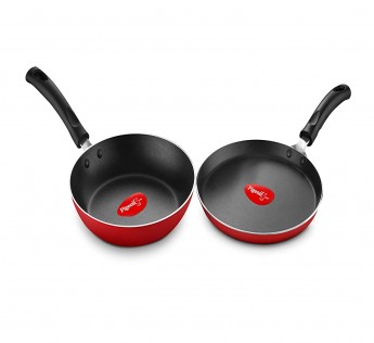Pigeon by Stover kraft Duo Pack Non Stick Cookware Red 2Pc
