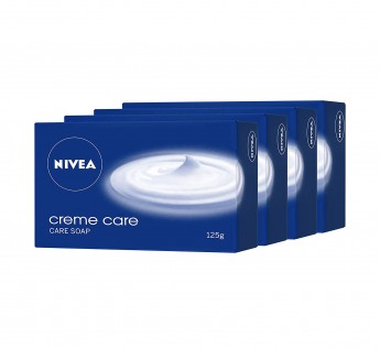 NIVEA Soap creme Care For Hands And Body 125g NIVEA Soap creme Care 4 Pieces