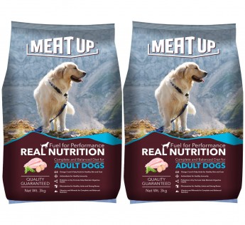 Meat Up Adult Dog Food 3 kg Meat Up Adult Dog Food Buy 1Get 1 Free