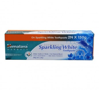 Himalaya Sparkling White Toothpaste 2N 150gm Himalaya Toothpaste Each