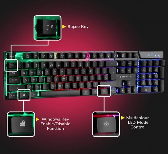Zebronics Gaming Keyboard and Mouse Combo War