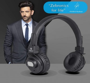 ZEBRONICS ZEB-FUSION 2 IN 1 BLUETOOTH SUPPORTING HEADPHONE WITH SPEAKER
