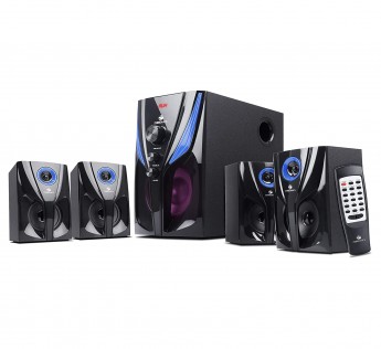 ZEBRONICS ZEB-SILVER 4 4.1 MULTIMEDIA SPEAKER WITH BLUETOOTH CONNECTIVITY,USB CONNECTIVITY AND SD CARD INPUT