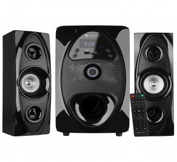 Zebronics Zeb- Koto BT RUCF 2.1 Multimedia Speaker with USB Input, FM Radio and AUX Input (Black)