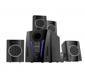 ZEBRONICS ZEB-BT2750RUF MULTIMEDIA SPEAKERS WITH BLUETOOTH CONNECTIVITY,LED DISPLAY,FM AND AUX.