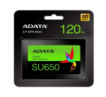 ADATA 120GB Ultimate SU650 3D NAND Solid State Drive - Black