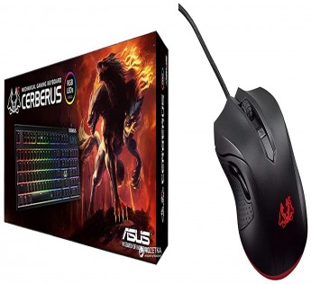 Asus Gaming Keyboard and Mouse Cerberus Mech RGB Mechanical Keyboard and Cerberus Gaming Mouse