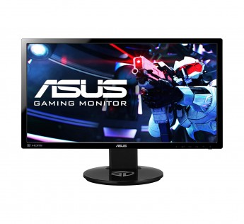 Asus 24-inch (60.96 cm) LED Backlit Computer Gaming Monitor with 3D Vision Ready Eye Care, Built-in 2W Stereo Speakers - VG248QE (Black)