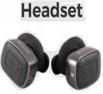 ZEBRONICS ZEB-AIR DUO Bluetooth Headset (METALIC BLACK, In the Ear)