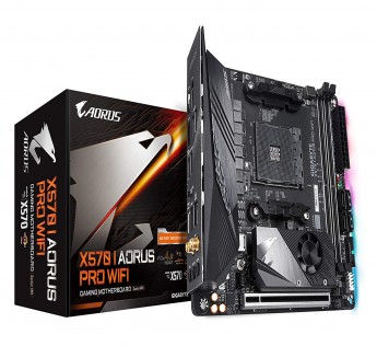 Motherboard GIGABYTE X570 Motherboard AORUS PRO WiFi with Direct 8 Phases IR Digital VRM, Advanced Thermal Design with Extended & Multi-Layered Heatsink, Dual PCIe 4.0 M.2, M.2 Thermal Guard