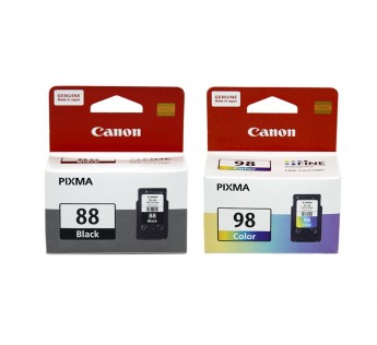 CANON PG-88 AND CL-98 INK CARTRIDGE COMBO (BLACK AND COLOUR)