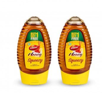 Dabur Honey 225gm honey World's No.1 Honey Brand Squeezy Pack 225 gm Buy 1 Get 1 Free