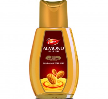 Dabur Almond Hair Oil 200 ml with Almond, Vitamin E and Soya Protein 200ml Dabur Almond Hair Oil