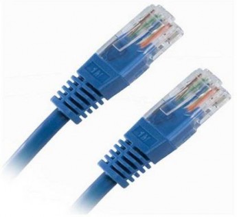 Adnet CAT6 1mtr 1m Patch Cable Patch cord network cable Compatible with Computer, Laptop, Blue, One Cable