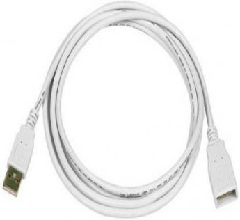 Adnet Micro USB Cable EXT CBL 1.5Mtr 1.5m Micro USB Cable Compatible with Computer, White