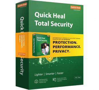 10 PC QUICK HEAL TOTAL SECURITY 1 YEAR QUICK HEAL TOTAL SECURITY 10 PC QUICK HEAL 10 PC ( DVD WITH BOX PACKING QUICK HEAL)