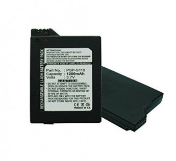 PSP BATTERY PACK FOR SONY PSP 2000 & 3000 SERIES MODEL 1200MAH