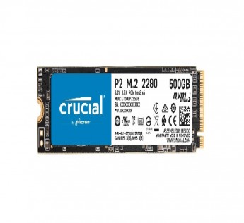 SSD 500GB Crucial P2 500GB 3D NAND NVMe PCIe M.2 SSD - CT500P2SSD8