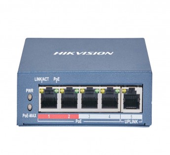 Hikvision Poe Switch 4 Ports 100Mbps Unmanaged PoE Switch