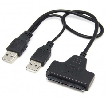 RANZ USB 2.0 To SATA Converter 1 m Micro USB Cable RANZ USB to SATA converter (Compatible with HDTV, Black)