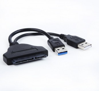 RANZ USB 3.0 to 2.5" SATA Hard Drive Adapter 0.5 M Long Cable wUASP SATA to USB 3.0 Converter for SSD/HDD Hard Drive Adapter Cable 50 cm -ASM1153e Chipset 2.5 inch HDD RANZ USB TO SATA CONVERTER 3.0