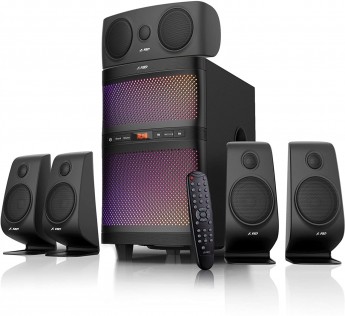 Speaker F&D F5060X Speaker 135W 5.1 F&D Bluetooth Speaker Multimedia Speaker with Multi Color LED and APP Control - Black