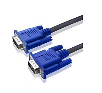 Terabyte VGA Cable 1.5 meter VGA cableTERABYTE 1.5 Meters VGA Cable High Quality VGA 15 Pin Male to Male VGA Cable (For Computer,Monitors, Televisions, Desktop, Laptop, Projector, Blue)
