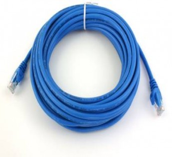 Adnet CAT6 Patch cord 2 mtr 2m network cable Patch Cable Compatible with Computer, Laptop, Blue, One Cable