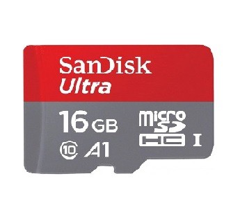 Sandisk 16GB 98Mbps 16GB Ultra (MicroSD) Memory Card