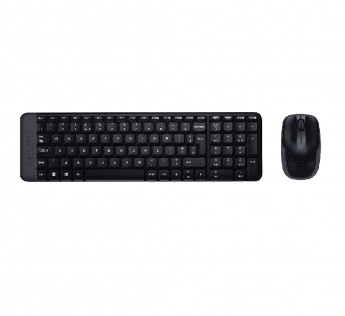 Logitech Wireless Keyboard Mouse Combo MK215 Keyboard Mouse for Windows, 2.4 GHz Wireless, Compact Design, 2-Year Battery Life(Keyboard),5 Month Battery Life(Mouse) PC/Laptop Black
