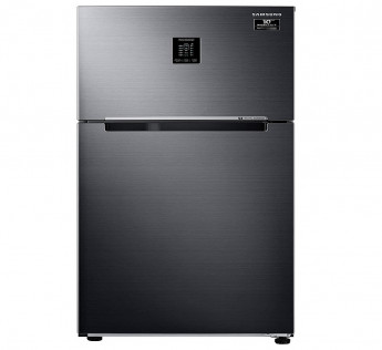 Samsung 314 L 2 Star Inverter Frost-Free Double Door Refrigerator (RT34A4622BX/HL, Luxe Black, Curd Maestro, Convertible)