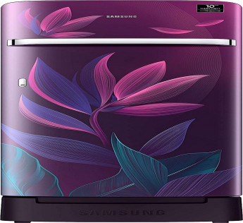 Samsung 198 L 5 Star Inverter Direct-Cool Single Door Refrigerator (RR21T2H2W9R/HL, Paradise Purple, Base Stand with Drawer)