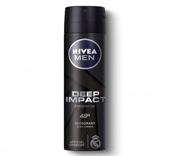 NIVEA Men Deodorant, Deep Impact Freshness, 150ml