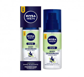 NIVEA Men Duo SUMMER Fresh Body Deodorizer, 100ML