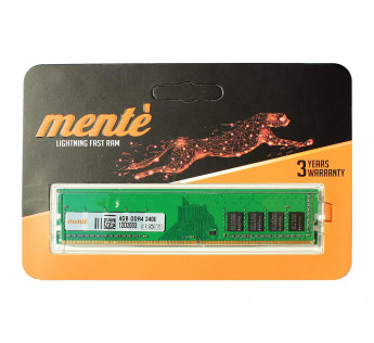 MENTE DDR4 4GB 2400 MHZ LAPTOP RAM WITH 3 YEARS REPLACEMENT WARRANTY