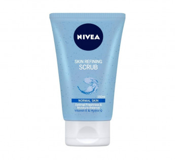 NIVEA Women Face Wash, Skin Refining Scrub with Vitamin E, 150 ml