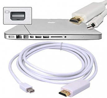 Technotech Mini DP DisplayPort to HDMI Female Adapter for Apple MacBook, MacBook Air, MacBook Pro, and Mac Mini