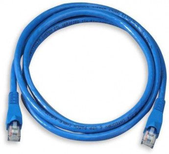 RANZ 5M CAT 5 Lan cable 3 m Cable 3 meter CAT 5 CABLE (Compatible with Mobile, Laptop, Tablet, Mp3, Gaming Device, Blue, One Cable)