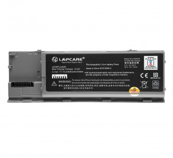 LAPCARE LAPTOP BATTERY COMPATIBLE 11.1V 4000MAH 6 CELL BIS CERTIFIED COMPATIBLE LITHIUM-ION LAPTOP BATTERY FOR DELL LATITUDE D620 D631 AND D830N MODELS