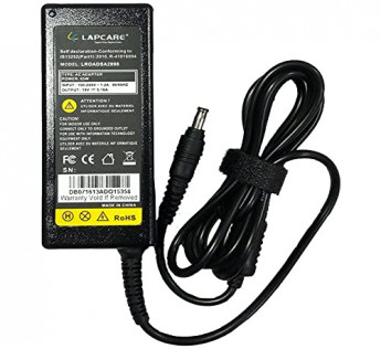 LAPCARE 60W 19V LAPTOP CHARGER ADAPTER WITH 5.5MM PIN COMPATIBLE FOR SAMSUNG N310 AND NC10 MODELS
