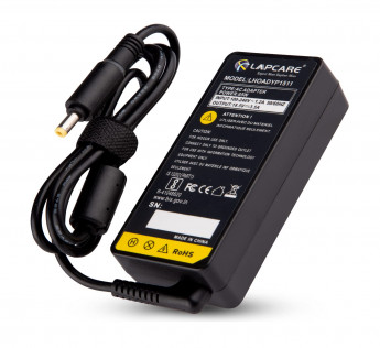 LAPCARE 65W 18.5V LAPTOP CHARGER ADAPTER WITH 7.4MM PIN COMPATIBLE FOR HP PAVILION & COMPAQ PRESARIO MODELS