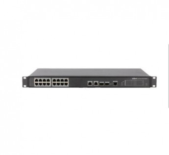 DAHUA 18 PORT SWITCH WITH 16 PORT POE AND 2 PORT GIGA UPLINK DH-PFS3218-16ET-135