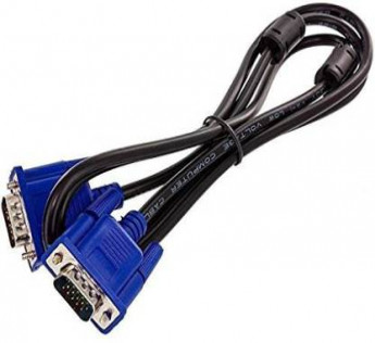 TECHNOTECH TV-OUT CABLE VGA CABLE 1.5 MTR COMPUTER (BLACK, FOR COMPUTER)