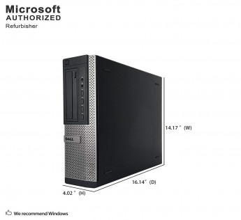 (Renewed) Dell Optilex 7010 Desktop 8 GB + 8 GB Ram 256 GB SSD Windows 10 MS Office(Trial)